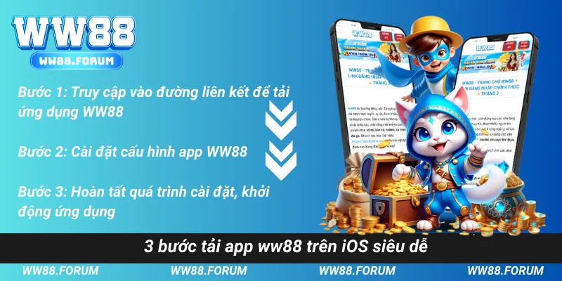 3 bước tải app WW88 trên iOS siêu dễ