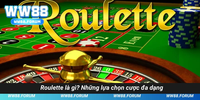 Roulette là gì? Những lựa chọn cược đa dạng