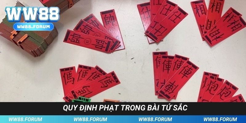 Các trường hợp bị phạt tiền khi chơi bài tứ sắt