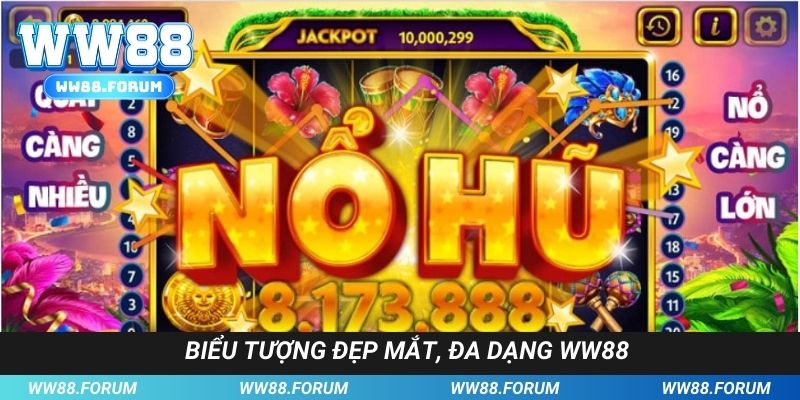 Biểu tượng đẹp mắt, đa dạng