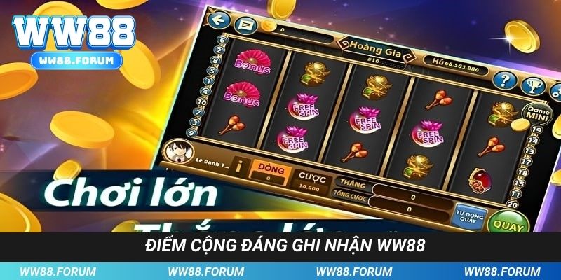 Điểm cộng đáng ghi nhận